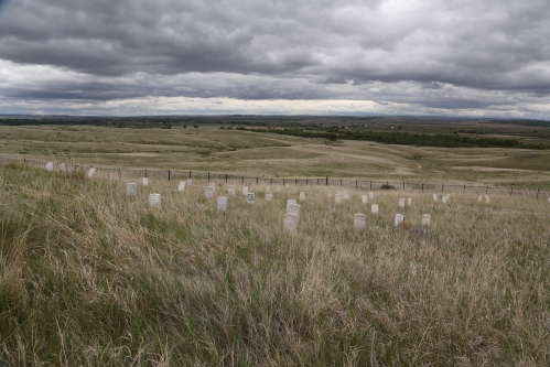 The vast open land and burial ground